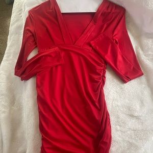 Red BodyCon Mini Dress